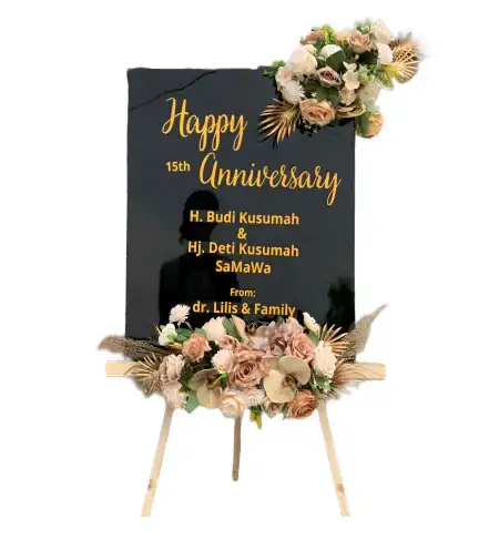 Papan Bunga Akrilik Suka Rami