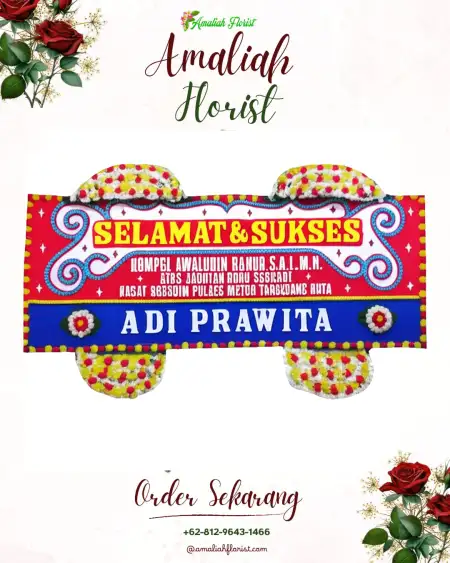 Papan Bunga Ucapan Selamat Suka Rami